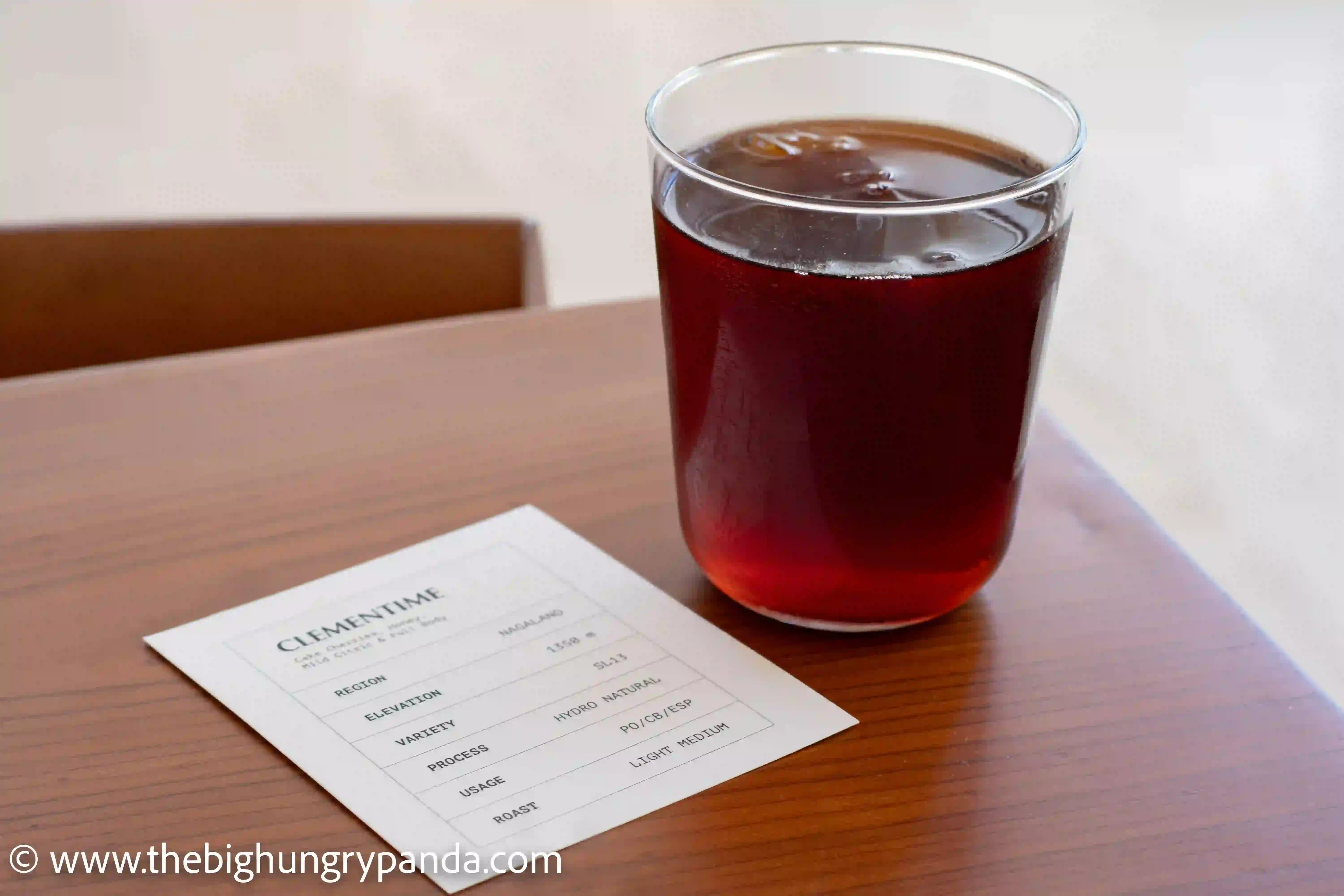 Iced Clementine Pour Over